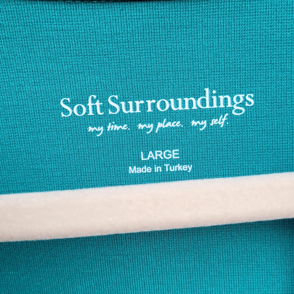 Soft Surroundings Split Neck Tunic Blouse - image 2